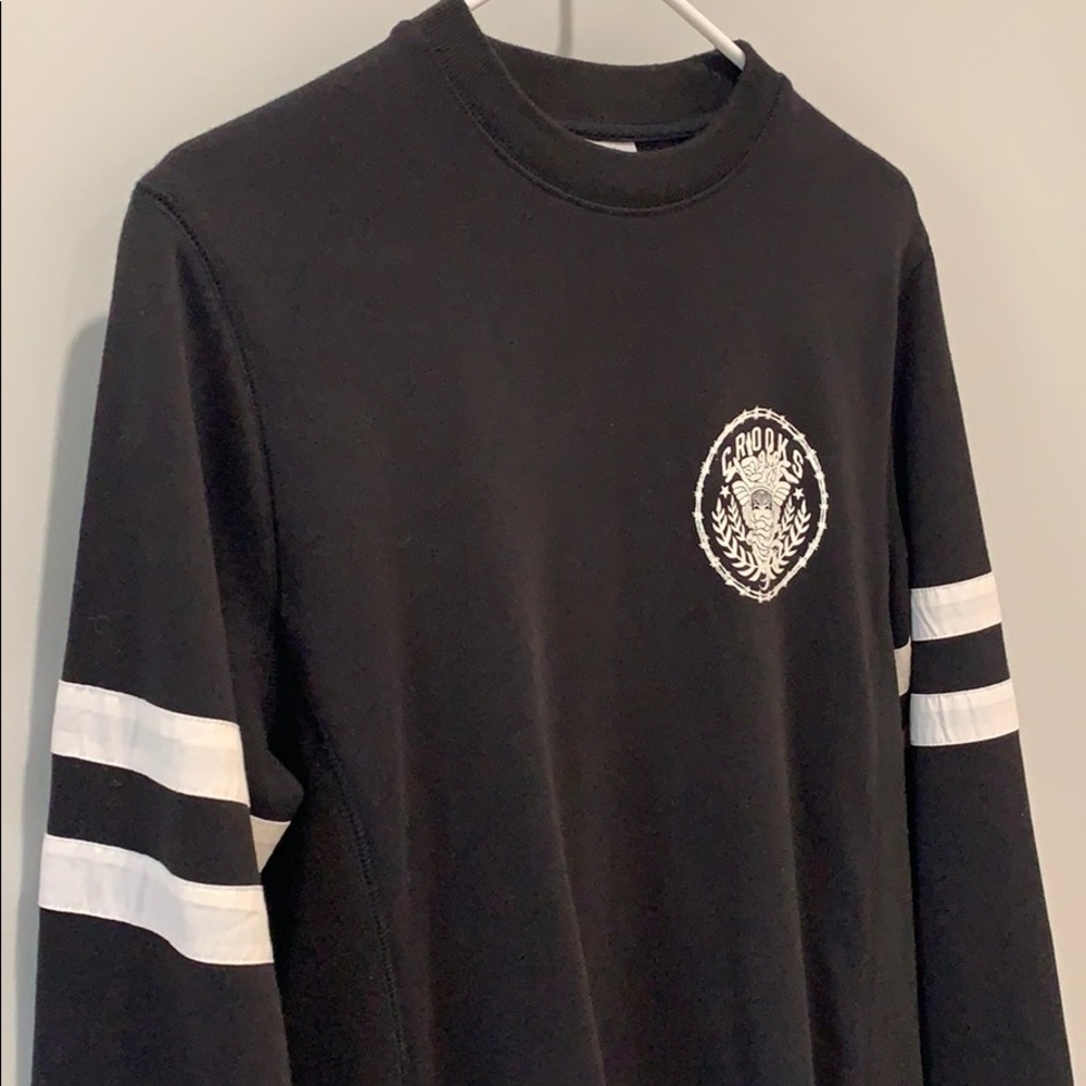 Crooks & Castles Black Crewneck Sweater